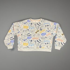 Disney Critters Animals Pets Sounds Pullover Grey Sweatshirt Women Medium